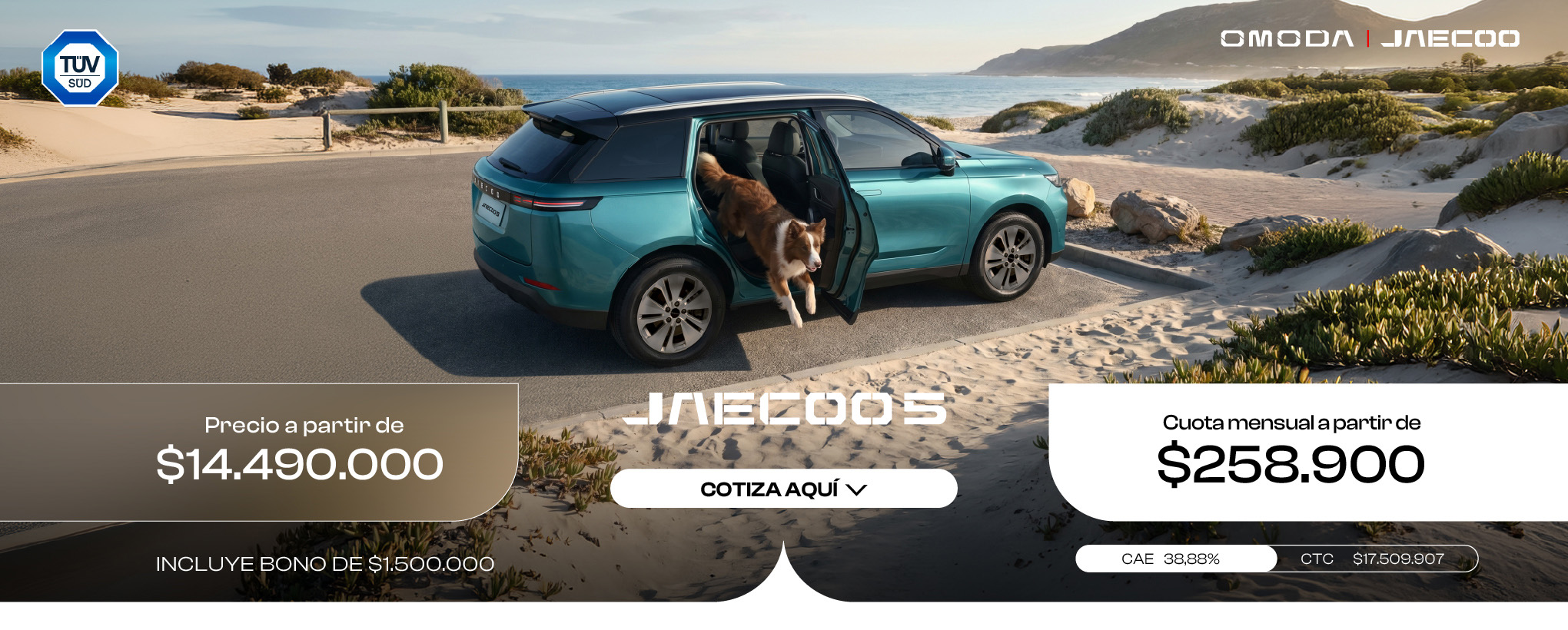 JAECOO 5 PET FRIENDLY